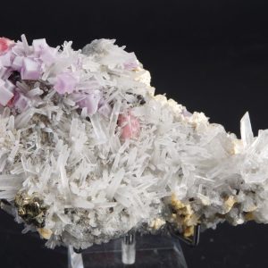 Fluorite Rhodochrosite Quartz Pyrite