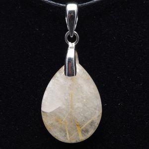 Pendentif en Quartz Rutile