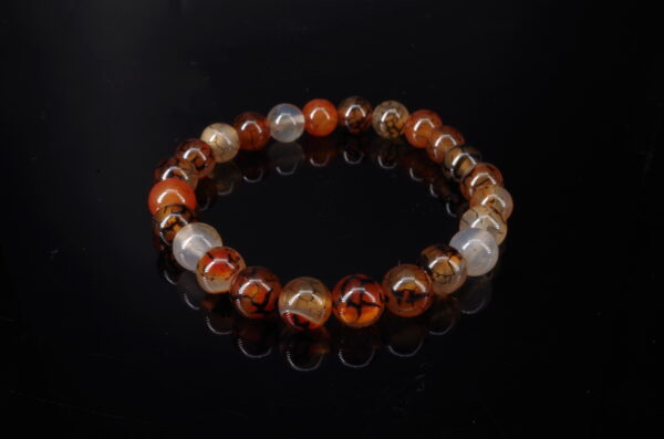 Bracelet en agate veine de dragon.