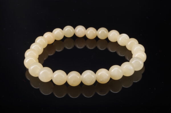 Bracelet en calcite jaune.