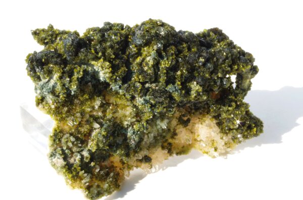 Epidote sur Quartz du Maroc