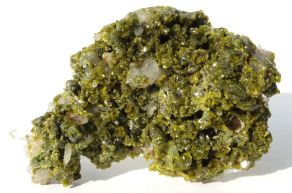 Epidote sur Quartz du Maroc