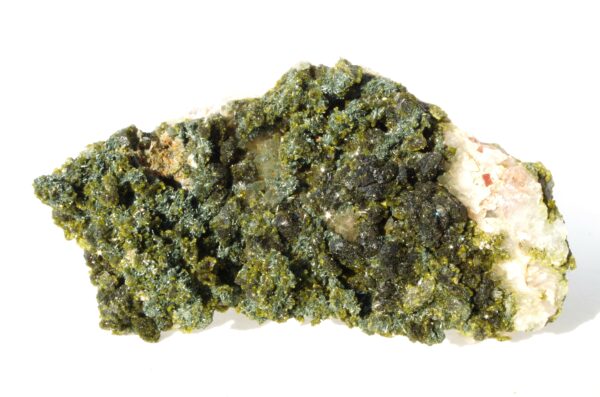 Epidote sur Quartz du Maroc