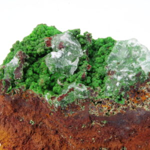 Conichalcite et Calcite du Mexique
