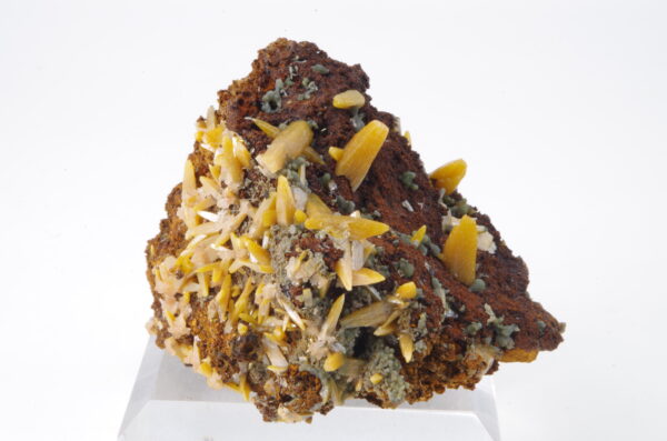 Wulfénite Mimétite du Mexique