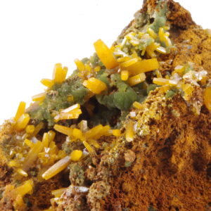 Wulfénite Mimétite du Mexique