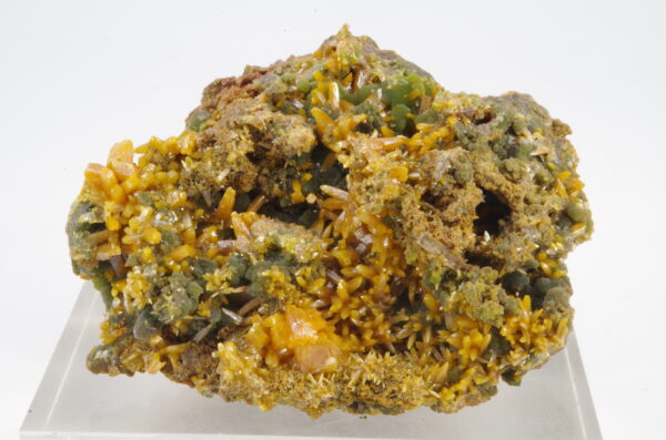 Wulfénite et Mimétite du Mexique