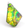Pendentif avec Ammolite authentique 100% naturelle