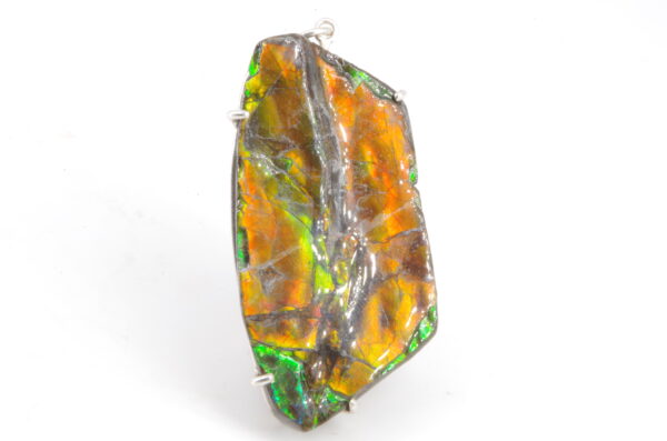 Pendentif avec Ammolite authentique 100% naturelle