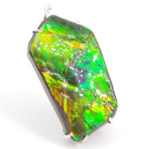 Pendentif avec Ammolite authentique 100% naturelle